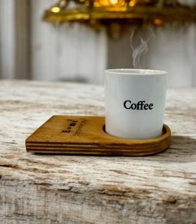 شات سرامیکی با چوب قهوه