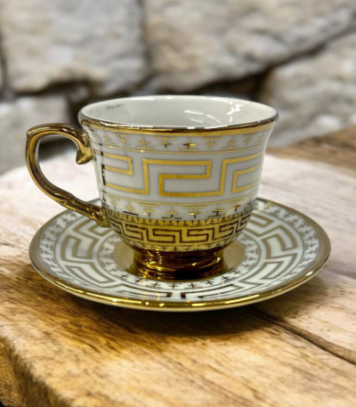 ست فنجان نعلبکی طرح لاکچری