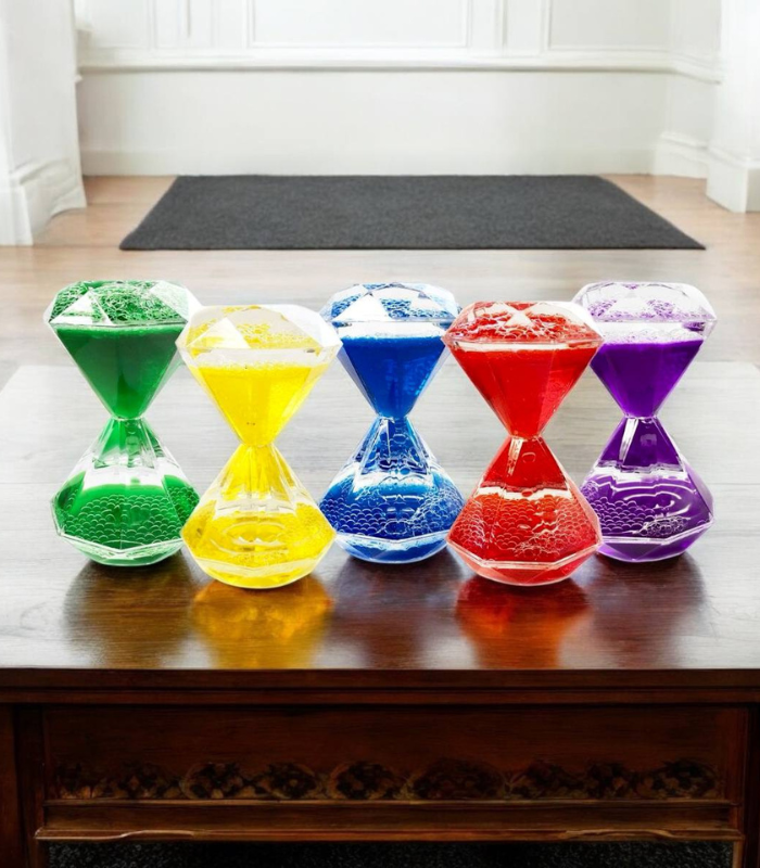 ساعت روغنی کریستالی