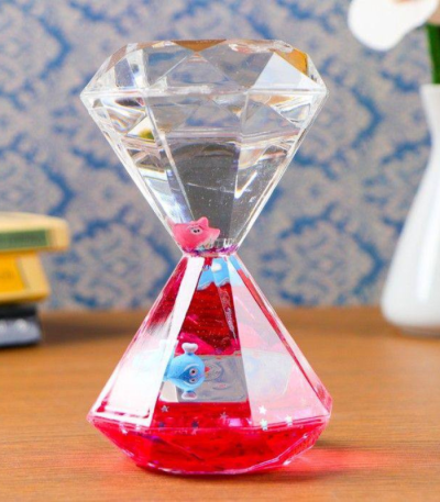 ساعت روغنی کریستالی