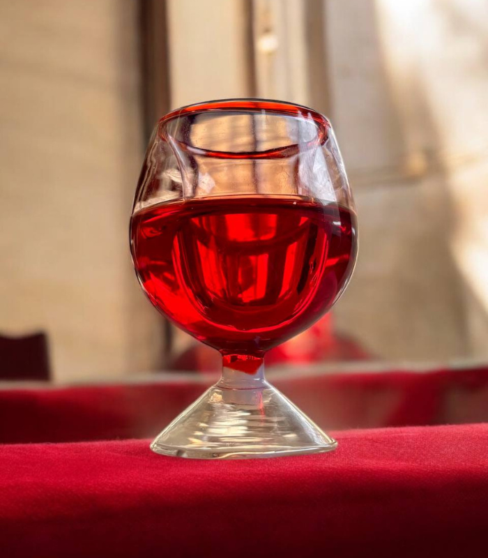 جام دوجداره قرمز