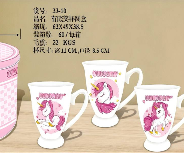 ماگ جعبه استوانه یونیکورن