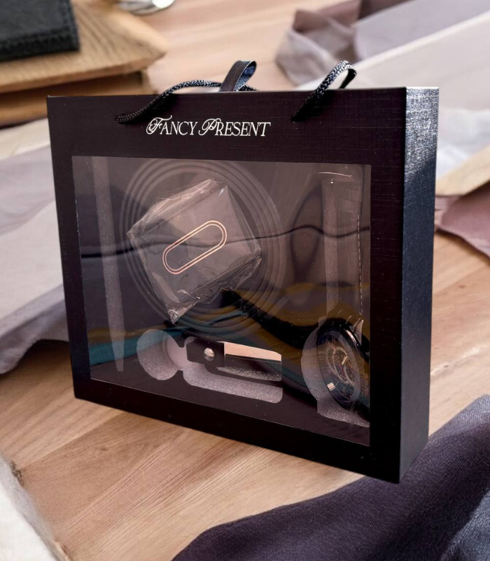 ست کمربند و ساعت مردانه