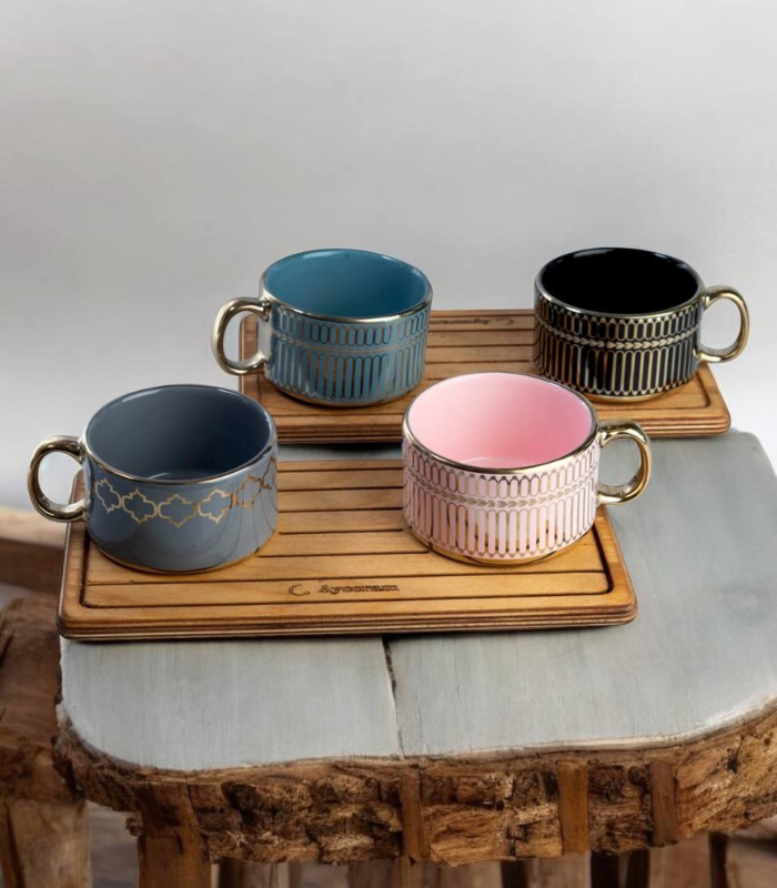 فنجان پیزا جفتی زیره چوب