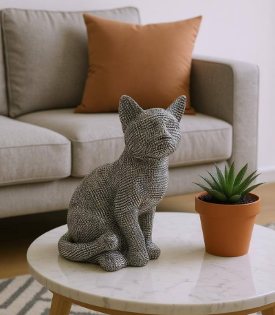 گربه بزرگ نگین کاری شده