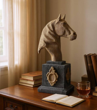 تندیس اسب بزرگ نگین کاری شده