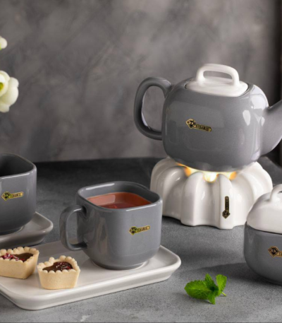 ست چای خوری ۹ پارچه مربع