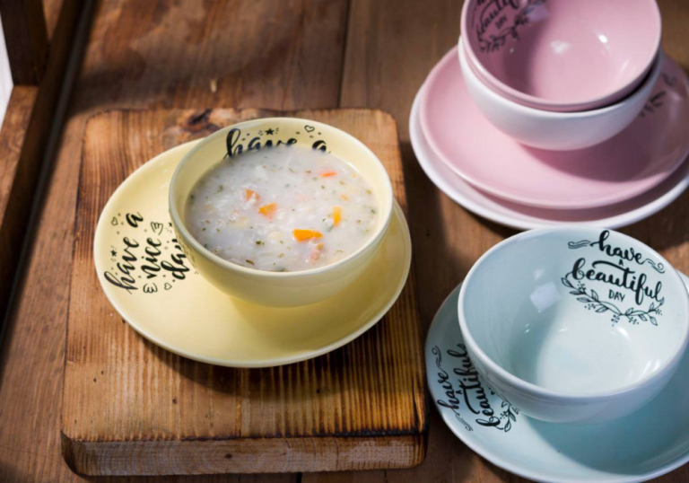 ست کاسه و بشقاب تکست