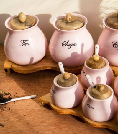 ست پاسماوری هشت پارچه صورتی