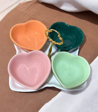 اردوخوری قلبی ۴ تیکه