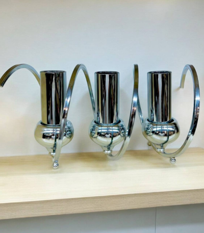 جاشمعی ۳ تایی نقره‌ای