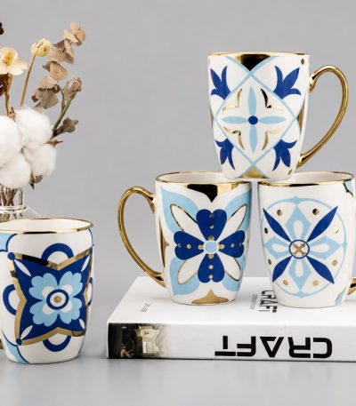 ماگ طرح دار سفید