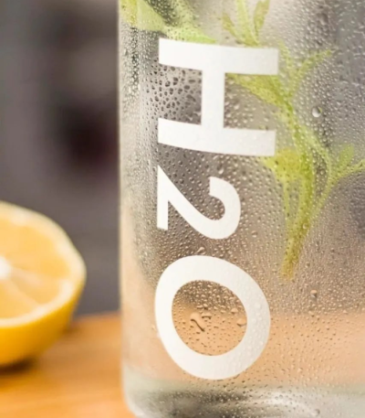 بطری آب پیرکس 1000 میل H2O درب بامبو